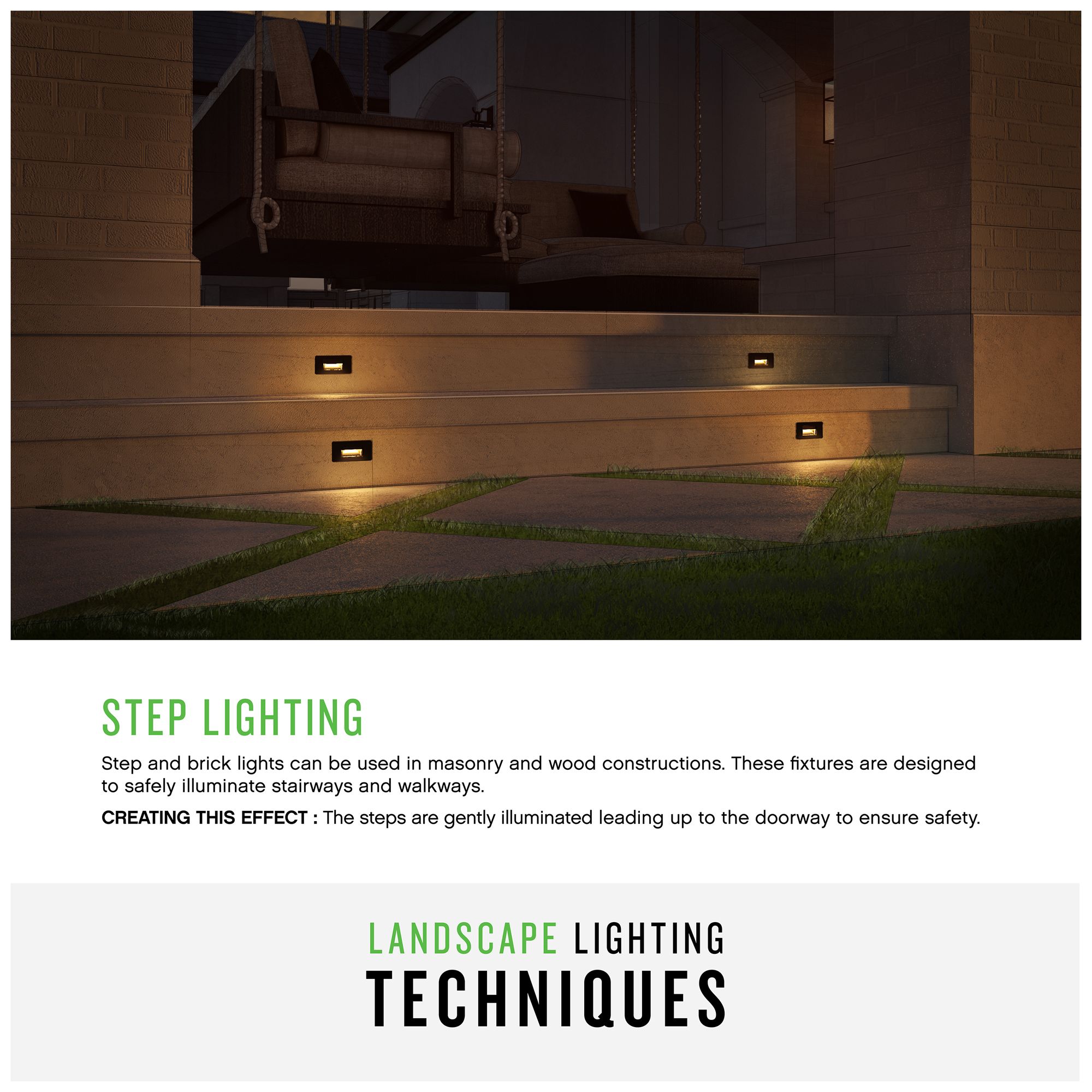 Luna 3" High White Step Light by Hinkley Lighting