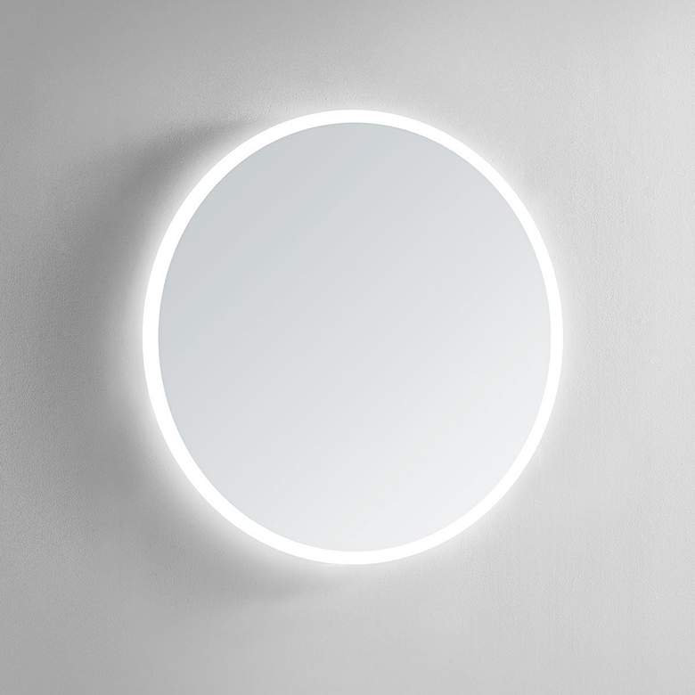Image 1 Luna 32" Round LED Lighted Beauty/Bath Vanity Wall Mirror