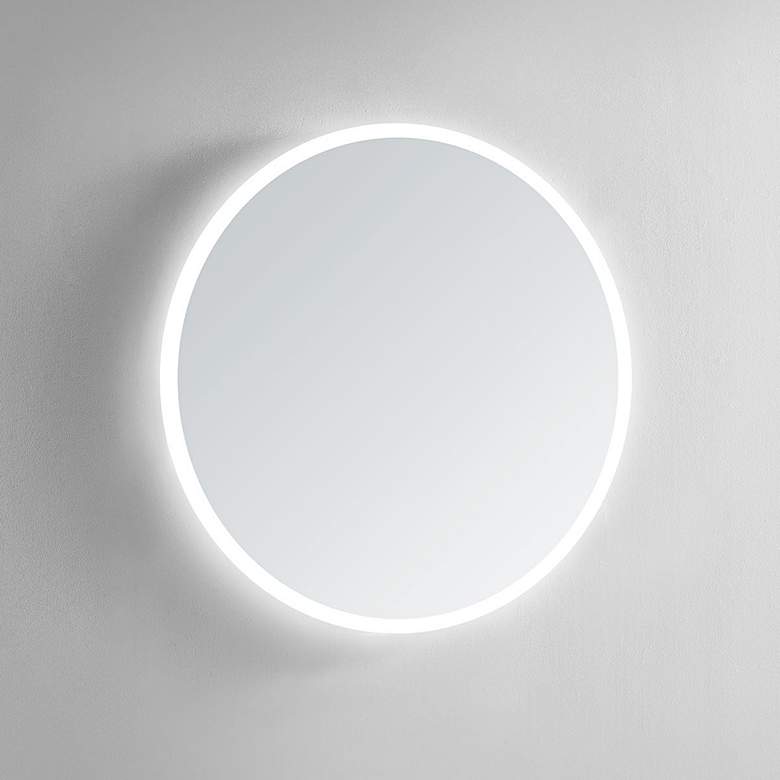 Image 1 Luna 32" Round LED Lighted Beauty Bath Vanity Wall Mirror