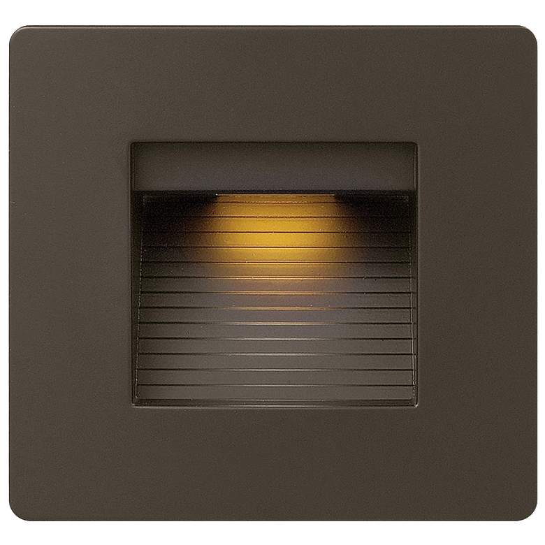 Image 1 Luna 4 1/2 inch High Bronze LED Step Light by Hinkley Lighting