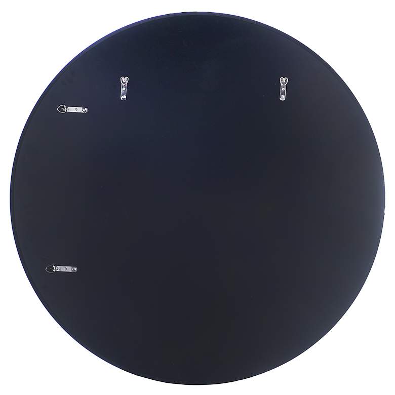 Image 6 Luna 43" Wide Round Blue Moon Mirror with Light more views