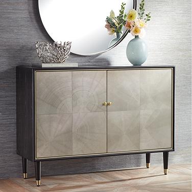 Luna 47 1/4" Wide Espresso Wood Veneer Modern Cabinet