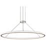 Luna 48" Round LED Pendant w/ 20&#39; Cord Painted Brass