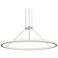Luna 48" Round LED Pendant w/ 20' Cord Painted Brass