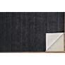 Thumbnail4 of Luna 5798049 2'6"x8' Black Marled Wool Runner Area Rug more views
