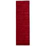 Thumbnail2 of Luna 5798049 2'6"x8' Red Marled Wool Runner Area Rug