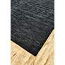 Thumbnail3 of Luna 5798049 2'x3' Black Marled Wool Rectangular Area Rug more views