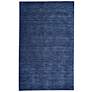 Thumbnail2 of Luna 5798049 2'x3' Midnight Navy Wool Rectangular Area Rug