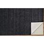 Thumbnail4 of Luna 5798049 3'6"x5'6" Black Wool Rectangular Area Rug more views