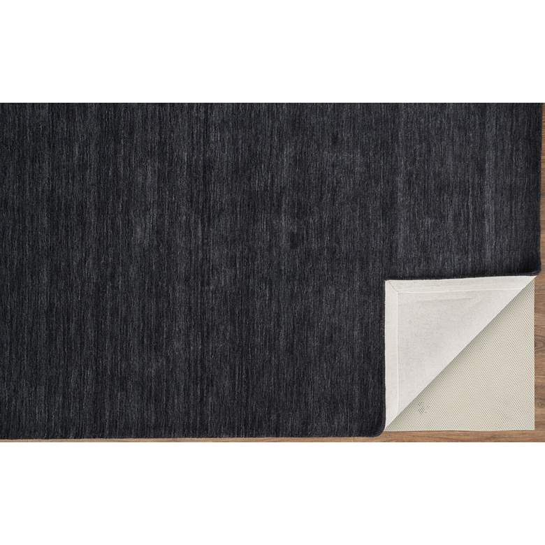 Image 4 Luna 5798049 5'x8' Black Marled Wool Rectangular Area Rug more views