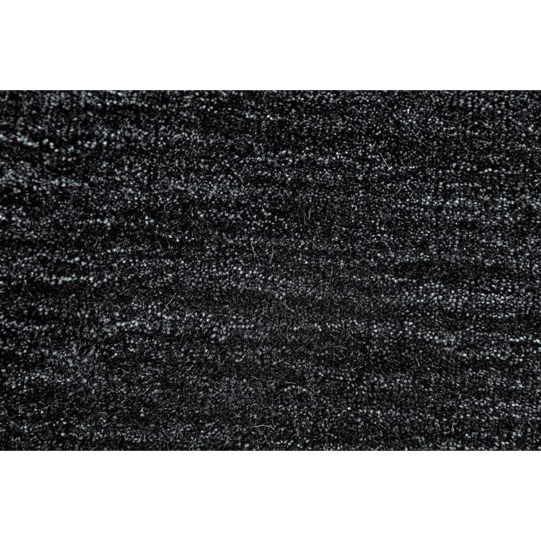 Image 5 Luna 5798049 5&#39;x8&#39; Black Marled Wool Rectangular Area Rug more views