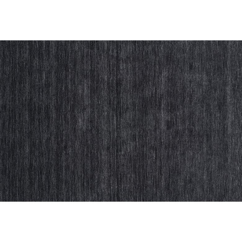 Image 6 Luna 5798049 5'x8' Black Marled Wool Rectangular Area Rug more views