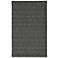 Luna 5798049 Charcoal Gray Marled Wool Rectangular Area Rug