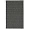 Luna 5798049 Charcoal Gray Marled Wool Rectangular Area Rug