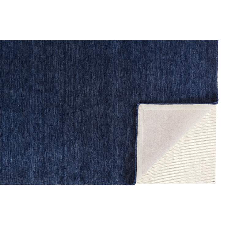 Image 4 Luna 5798049 5'x8' Midnight Navy Wool Rectangular Area Rug more views