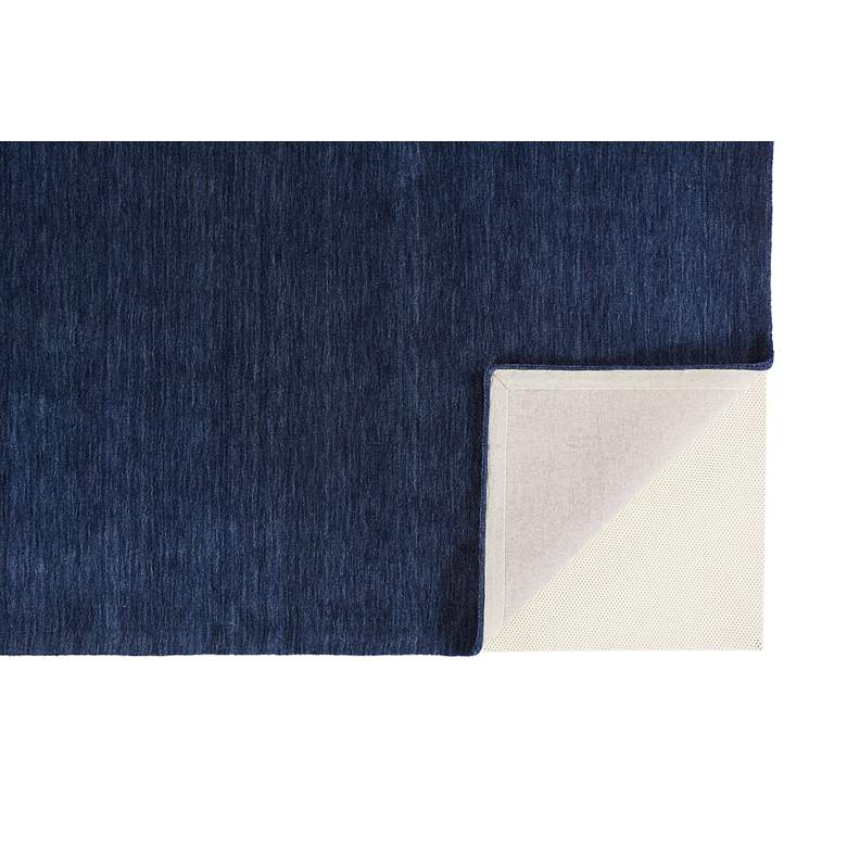 Image 4 Luna 5798049 5&#39;x8&#39; Midnight Navy Wool Rectangular Area Rug more views