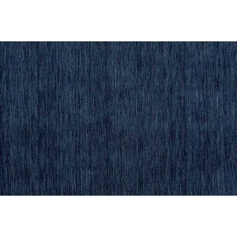 Image 5 Luna 5798049 5'x8' Midnight Navy Wool Rectangular Area Rug more views