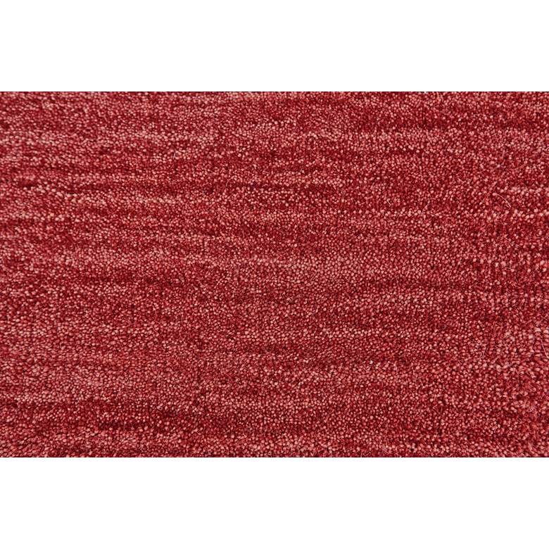 Image 4 Luna 5798049 5'x8' Red Marled Wool Rectangular Area Rug more views