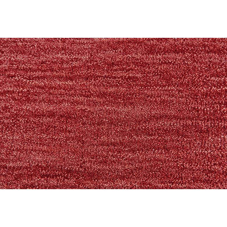 Image 4 Luna 5798049 5'x8' Red Marled Wool Rectangular Area Rug more views