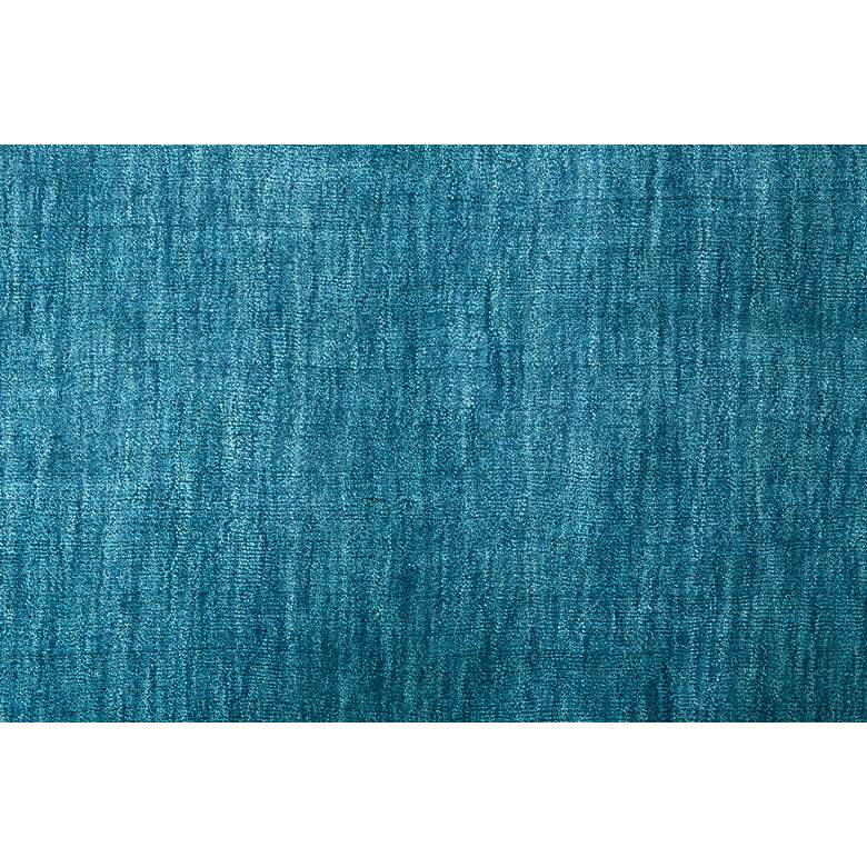 Image 5 Luna 5798049 5'x8' Teal Blue Wool Rectangular Area Rug more views