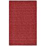 Thumbnail2 of Luna 5798049 8'x11' Red Marled Wool Rectangular Area Rug