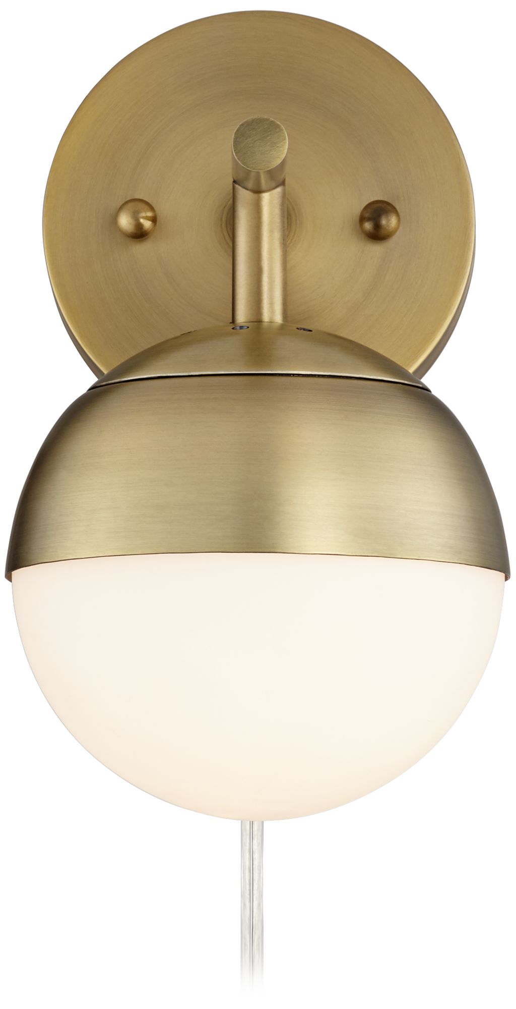 globe sconce plug in