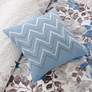 Thumbnail4 of Luna Blue Floral Full/Queen 6-Piece Coverlet Set more views