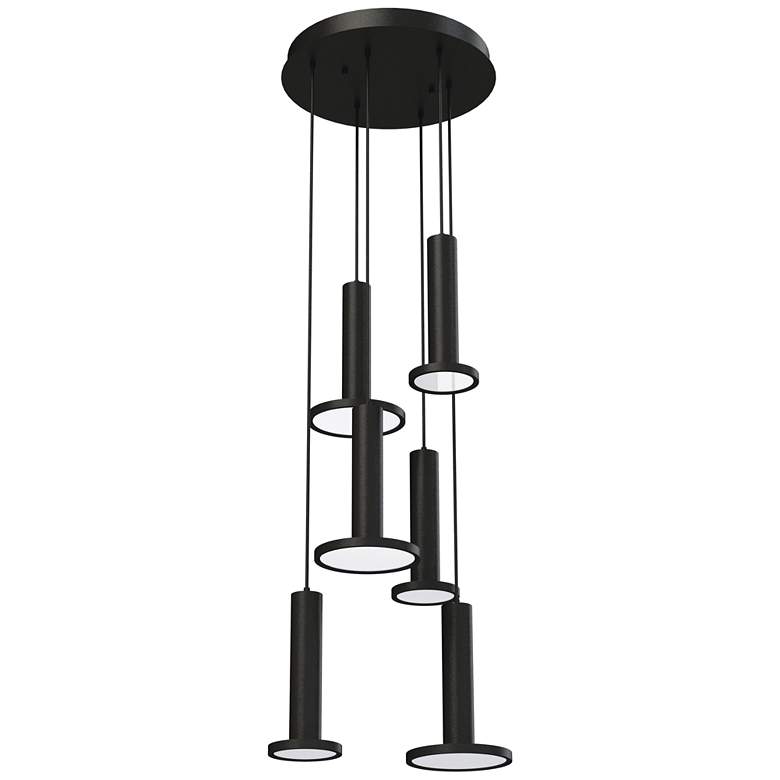 Image 1 Luna Mixed Hextuple LED Pendant 120V