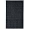 Luna 5798049 Black Marled Wool Rectangular Area Rug