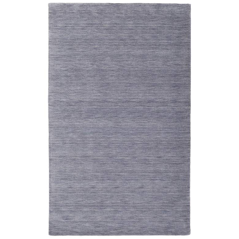 Image 1 Luna Modern Solid Hand Woven Gray Area Rug 8049F
