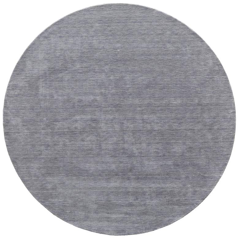 Image 1 Luna Modern Solid Hand Woven Gray Area Rug 8049F