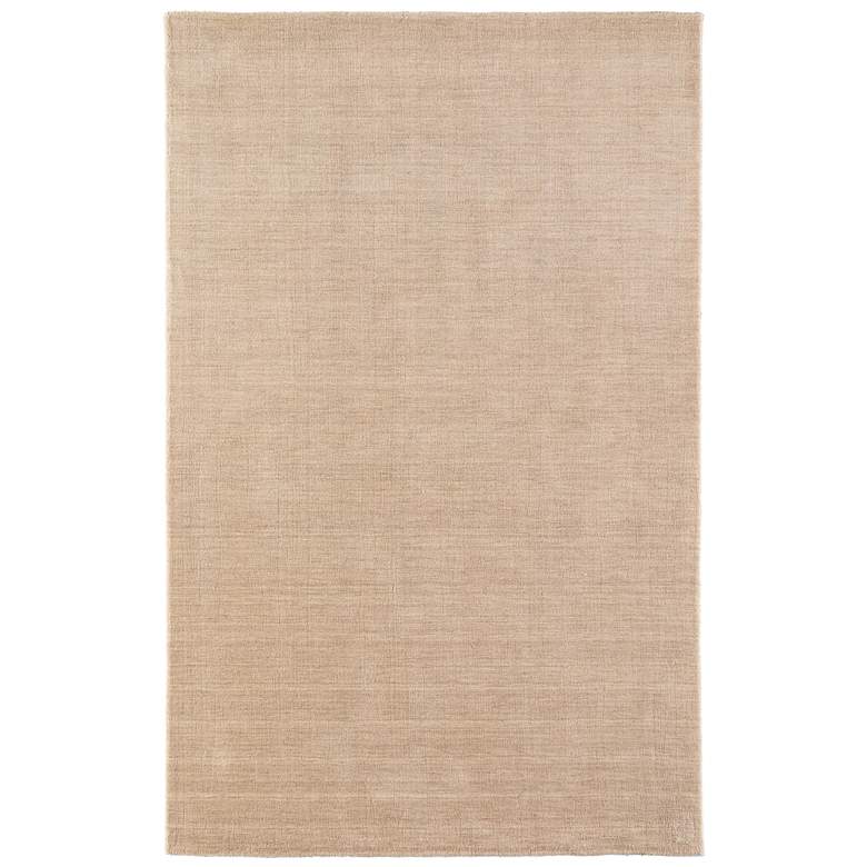 Image 1 Luna Modern Solid Hand Woven Tan Area Rug 8049F