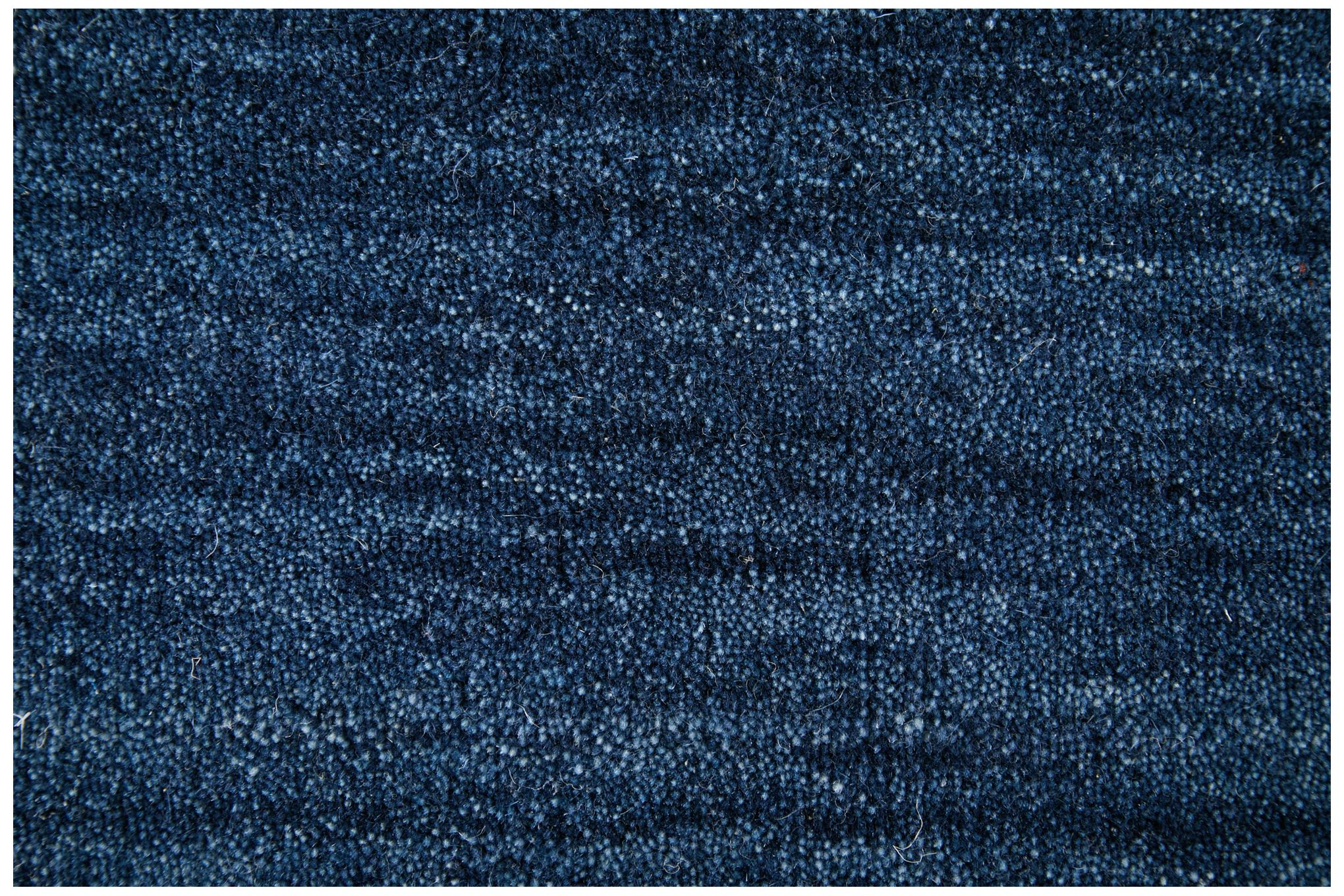 Luna Solid Hand Woven Blue Area Rug 8' x 8' Round
