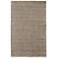 Luna Solid Hand Woven Gray Area Rug 8' x 11'