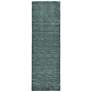 Luna Solid Hand Woven Green Area Rug 2'-6" x 8'
