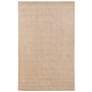 Luna Solid Hand Woven Tan Area Rug 3'-6" x 5'-6"