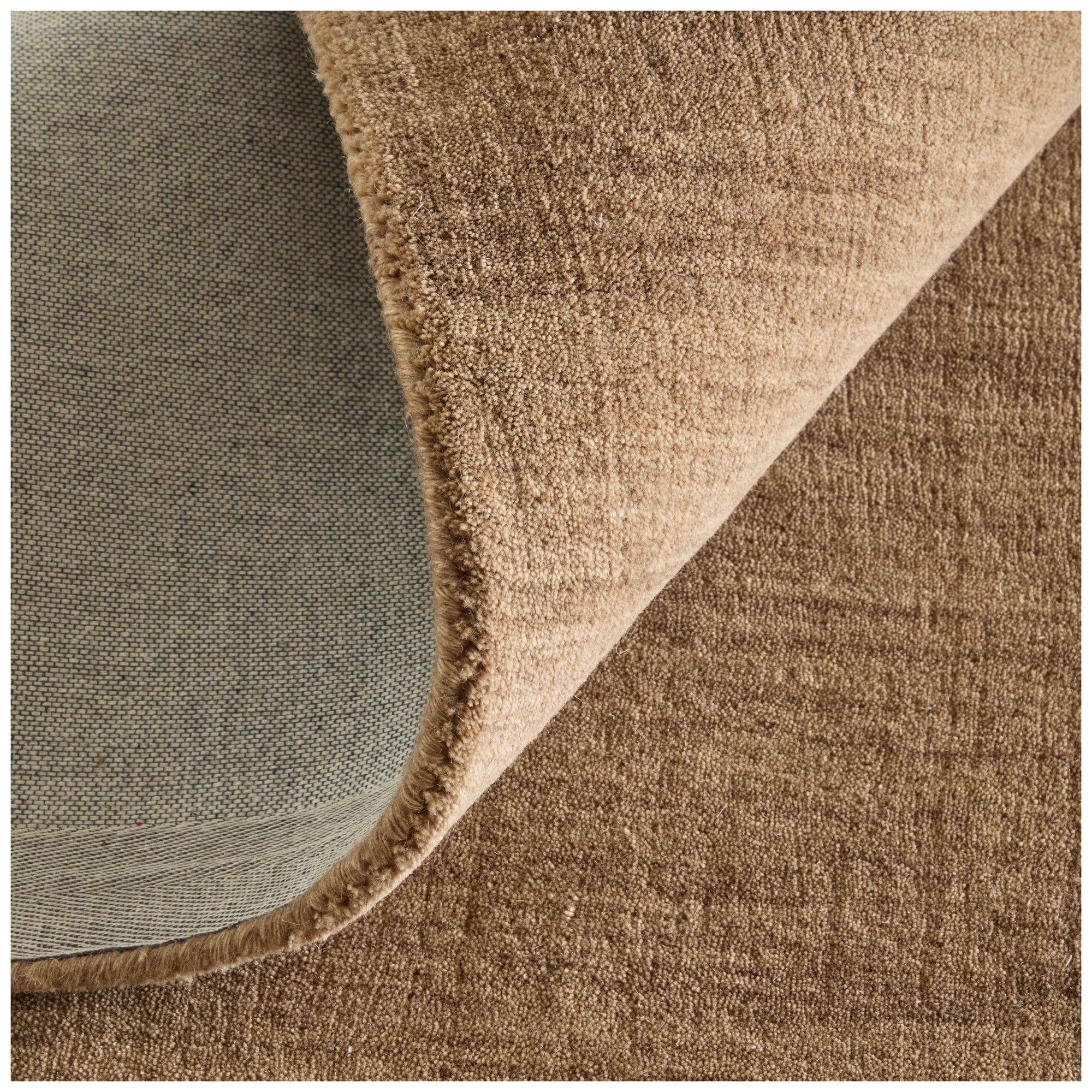 Luna Solid Hand Woven Tan Area Rug 8049F 3'-6" x 5'-6"