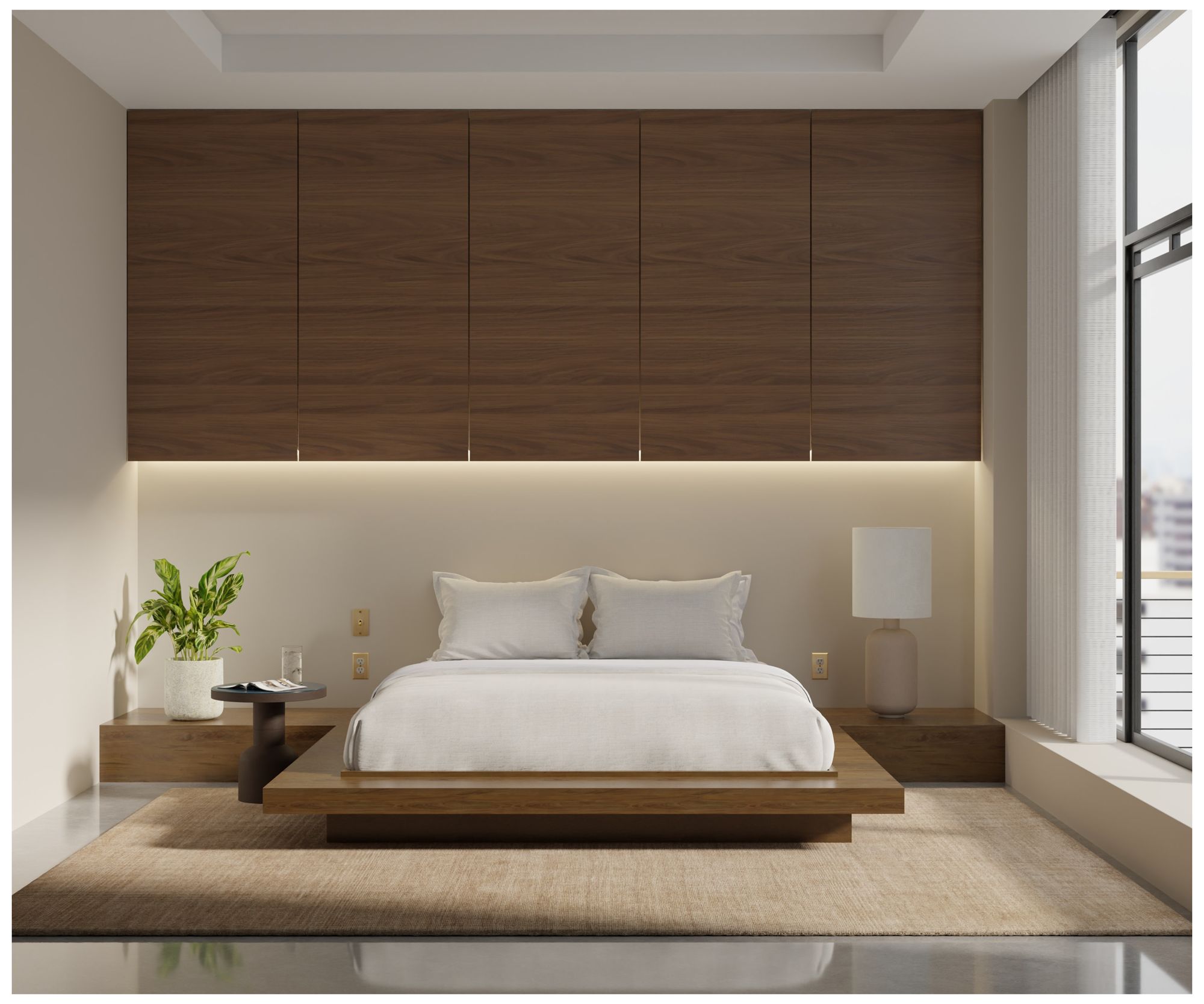 Image 3 Luna Solid Hand Woven Tan Area Rug 8049F 8' x 8' Round more views