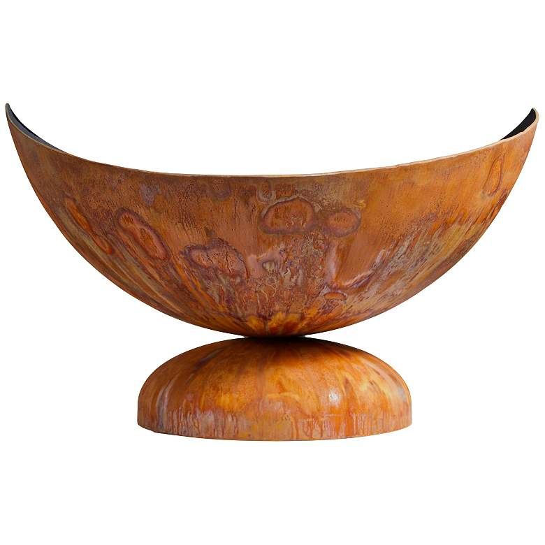 Image 1 Lunar 30" Wide Wood Burning Fire Pit
