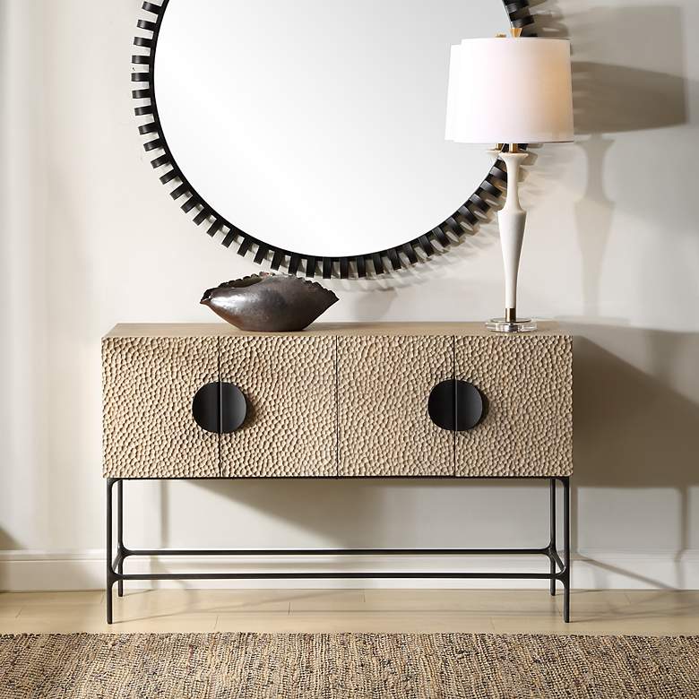 Image 1 Lunar 53.7" Wide x 33.4" High 4 Door Cabinet
