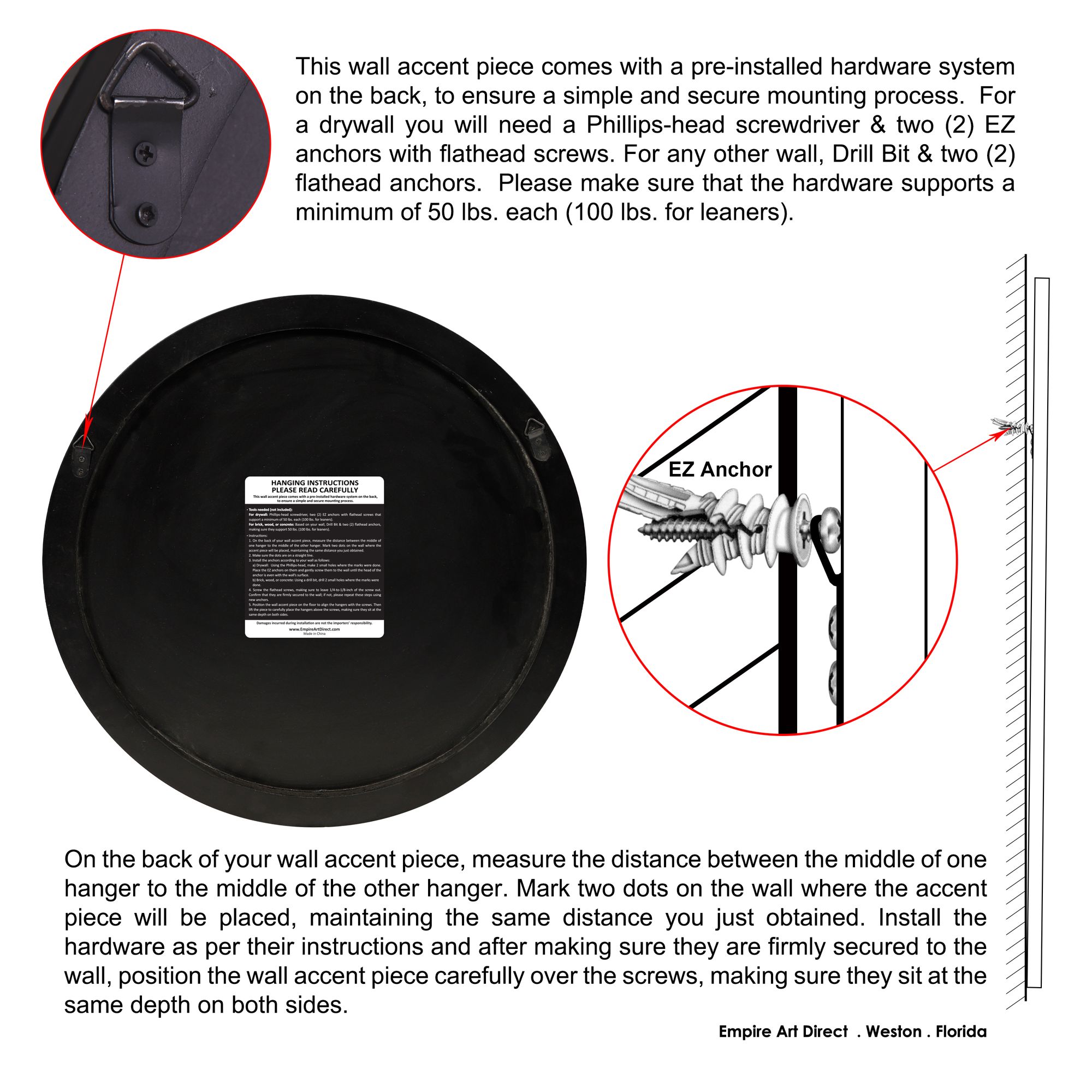 Image 7 Lunar Serenity" 20" Round Wall Mirror with 3D Textured Moon Embel more views