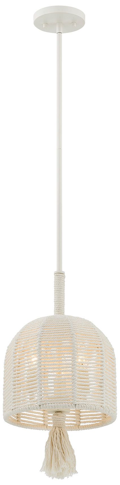 Image 3 Lunara 3-Light Pendant in Cotton by Breegan Jane more views