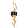 2_Lunara 5.1" Wide Gold Black 1-Light LED Wall Sconce