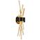 Lunara 5.1" Wide Gold Black 1-Light LED Wall Sconce