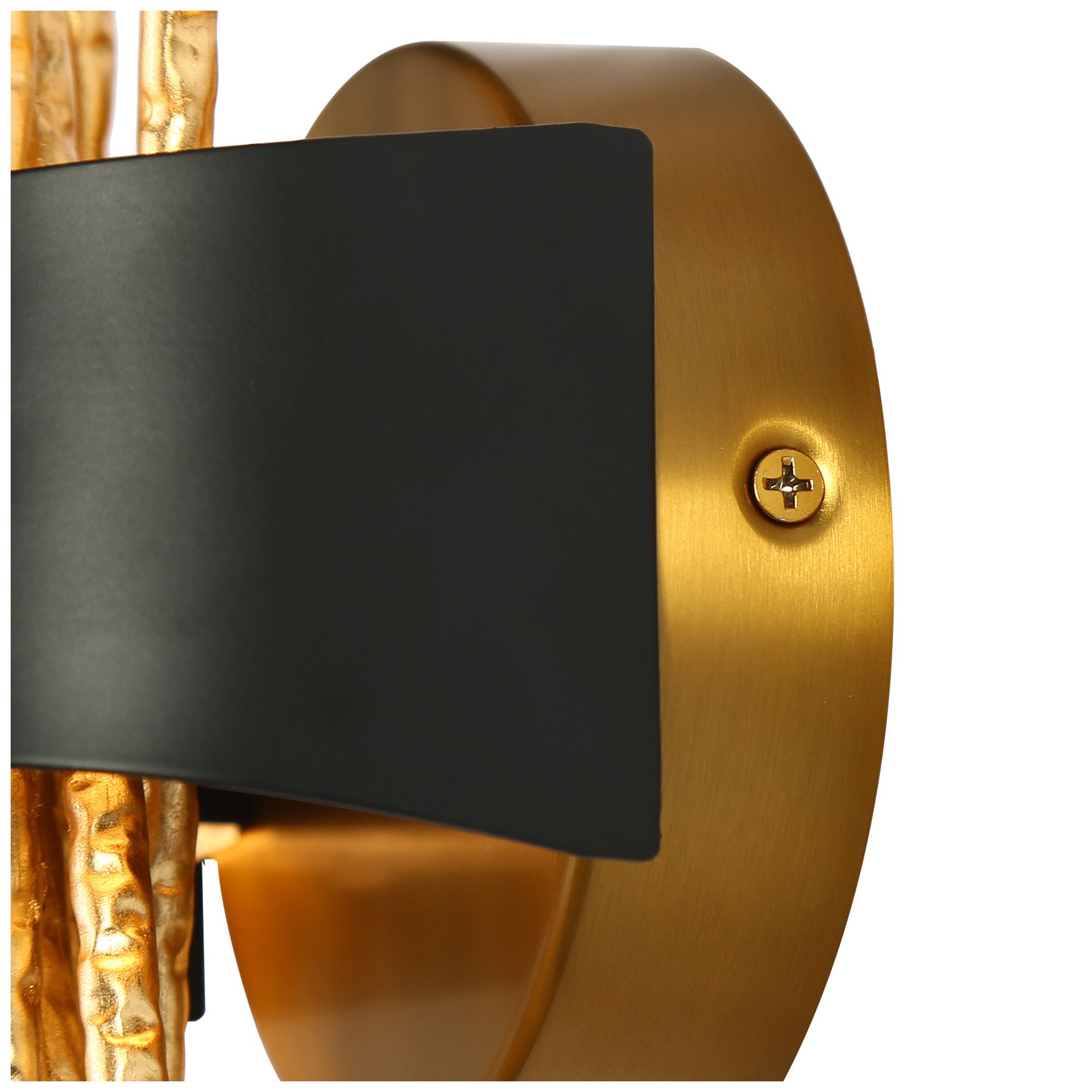 Image 5 Lunara 5.1" Wide Gold Black 1-Light LED Wall Sconce more views