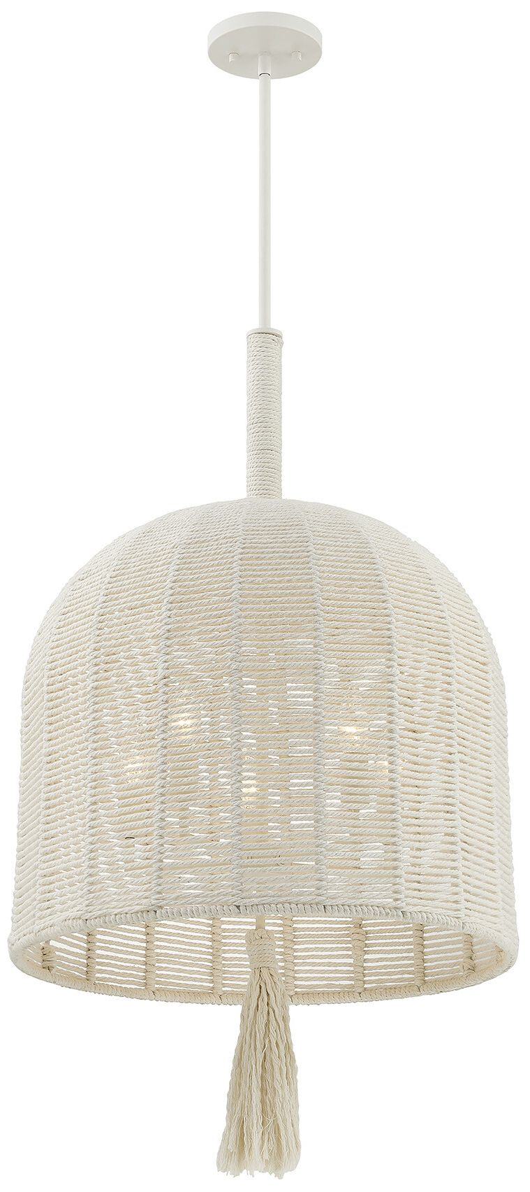 Image 3 Lunara 5-Light Pendant in Cotton by Breegan Jane more views