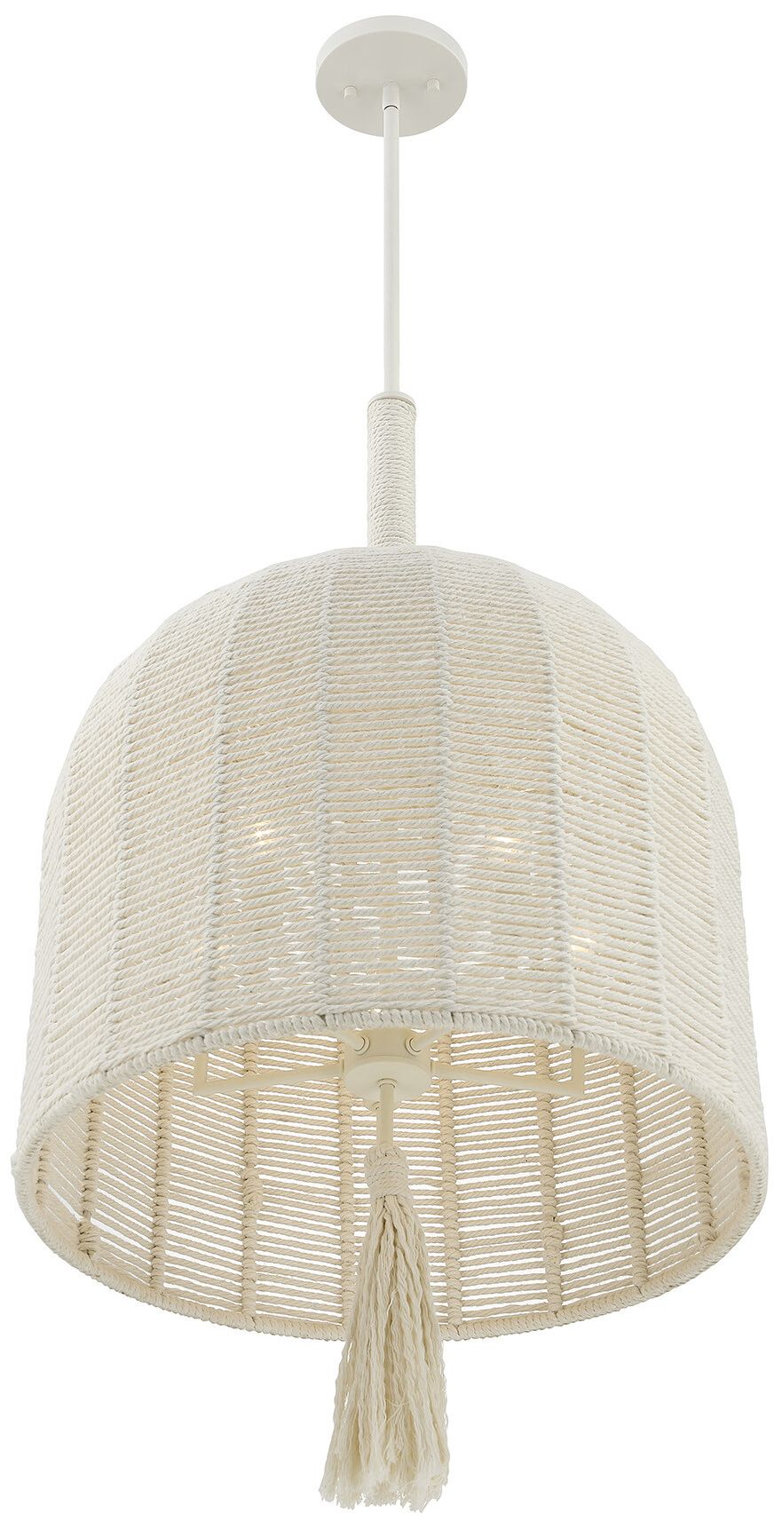Image 4 Lunara 5-Light Pendant in Cotton by Breegan Jane more views