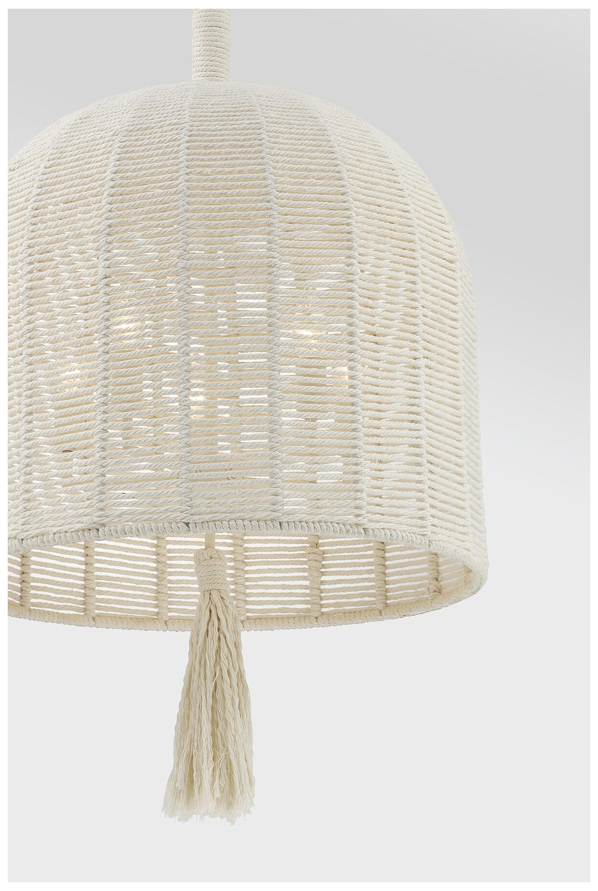 Image 6 Lunara 5-Light Pendant in Cotton by Breegan Jane more views