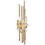 1_Lunara 6.3" Wide Gold 1-Light Crystal Wall Sconce