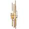 Lunara 6.3" Wide Gold 1-Light Crystal Wall Sconce